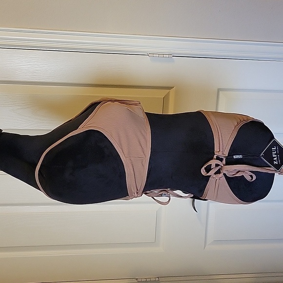 Bikini Ribbed Brown-Zaful NWT - Picture 5 of 12